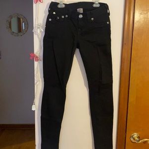 Black true religion jeans